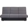 Image de Canapé clic-clac enzo - 185 x 84 x 85 cm - 3 places - gris