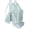 Image de Escalier double pour piscine Bruno avec porte de sécurité pour enfant