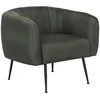 Image de Fauteuil En Tissu "diana" - 1 Place - Gris Foncé
