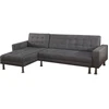 Image de Canapé D'angle Convertible Et Réversible "theo"- 4 Places - Gris