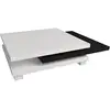 Image de Table Basse "elena" - 80 X 80 X 32 Cm - Blanc / Noir