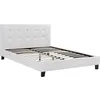 Image de Lit double en pvc Julia - 180 x 200 - Blanc