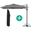 Image de Parasol Jardin Déporté Alu "sun 4" - Rectangle - 3 X 4 M + Housse De Pr