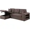 Image de Canapé D'angle Convertible/réversible "axel" - 3 Places - Taupe