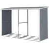 Image de Abri bûches résine Alexandre - 3.38 m² - 302 x 112 x 190 cm - Gris