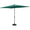 Image de Parasol Rectangulaire Inclinable "sol 2" - 2 X 3 M - Vert
