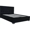 Image de Lit double avec coffre Tino - 160 × 200 cm - Noir