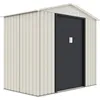 Image de Abri de jardin métal Nebraska - 2.71 m² - Beige/gris anthracite