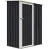 Image de Abris de jardin métal vega ii- 1.35 m² -gris