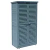 Image de Armoire de jardin Space - 87 x 46.5 x 160 cm - Bleu ciel