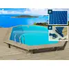 Image de Piscine Bois " Miami 120 " - 4.86 X 3.36 X 1.20 M + Bâche À Bulles 180
