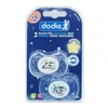 Image de Dodie Sucettes Anatomiques Nuit +6 mois x2 - Motifs aléatoires