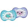 Image de Dodie - Lot de 2 Sucettes Anatomiques Nuit +18 mois Mouton / Chouette