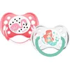 Image de Dodie Sucette Anatomique Dessin Fille Silicone +6M A18 Lot de 2
