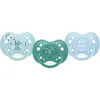 Image de Sucettes Anatomiques DODIE - Bébé Ours - Lot de 3 - +18 mois - Résistantes et Anti-irritations
