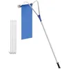 Image de Rateau de Toit à Neige pour déneigement Réglable Extendable 170-650cm Tissu Oxford 450*42cm léger