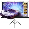 Image de Écran de Projection sur Pied 72 Pouces Portable Pliable Écran pour projecteur avec trépied 160 x 90 cm Formats 16:9 HD 4K 3D