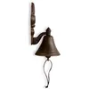 Image de Cloche Fleur de Lys Fonte Marron 10x10.5x20.5cm - Marron - Décoration dAutrefois