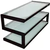Image de Étagère - NORSTONE - Esse - Acier laqué époxy - Verre trempé - Finition brillante