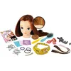 Image de Kit de coiffure BUKI FRANCE Professional Studio Hair - Tête à coiffer de qualité professionnelle avec accessoires