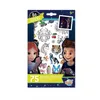 Image de Tatouages temporaires - Buki France - 75 Tattoos lavables phosphorescents - 2 feuilles - Pour enfants - Mixte