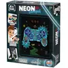 Image de Kit Créatif Manette Néon Fil Lumineux Carton Cyan 20.5x23.5cm Buki