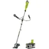 Image de Pack Ryobi Débroussailleuse 18v One+ Lithiumplus Rbc18x20b4f - 1 Batterie 5.0ah 18v