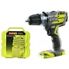 Image de Pack RYOBI Perceuse-visseuse à percussion Brushless 18V One+ R18PDBL-0 - coffret 127 accessoires de vissage perçage RAK127DDSD
