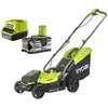 Image de Pack Ryobi Tondeuse Poussée 18v One+ Olm1833b - 1 Batterie 5.0ah - 1 Chargeur Rapide