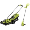 Image de Pack RYOBI Tondeuse électrique 1300W 33cm RLM13E33S - Coupe bordures et dresse bordures 350W RLT3525