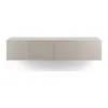Image de Nexa - Meuble TV suspendu 4 portes en bois L180cm - Beige