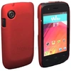 Image de Housse Etui Coque Rigide Pour Wiko Ozzy + Film Ecran - Rouge Rigide