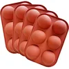 Image de 4 Moule Silicone Demi-sphère
