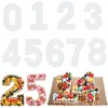Image de Ensemble De 9 Moules En Forme De Chiffres Pour Le Number Cake