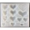 Image de Moule Silicone Coeur Pour Chocolat Fondant Gâteau Gelée Bonbons Dessert