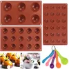 Image de Lot De 3 Moules Semi-sphériques En Silicone