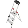 Image de Escabeau Profistep XXL 3 marches - HAILO - Marches antidérapantes et plateforme aluminium