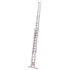 Image de Echelle coulissante à corde professionnelle HAILO Trio - 3x14 échelons en alu - 10m de hauteur daccès
