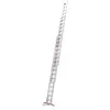 Image de Echelle coulissante à corde professionnelle HAILO Trio 3 plans 3x16 échelons 11m en alu