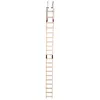 Image de Echelle plate de toit en bois pour couvreur avec crochet de toit 5m Hailo Safety Roof