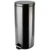 Image de Poubelle De Cuisine À Pédale 30l Noire Mat - Selekta