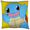 Image de Coussin Double Face - Carré - Pokemon - Pikachu Et Carapuce - Microfibre - 40 X 40 Cm