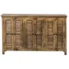 Image de Buffet en bois recyclé 6 portes Aubin