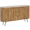 Image de Buffet en bois de manguier et terrazzo Ambrine