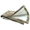 Image de Brise vue beige imitation mur en pierres - TERRE JARDIN - 1.5 x 5 - Polyester - 160 g/m2 - Oeillets métalliques