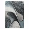 Image de Tapis Chambre 80x150 Tissé Bleu Et Gris Rectangle Motif Géométrique Lyn8 Madila