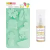 Image de Moule En Silicone Summer + 1 Poudre Alimentaire Irisée Dorée