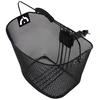 Image de Panier vélo en acier noir à fixation rapide sur potence