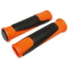 Image de Revêtements de poignées vélo Newton Bi-Matière orange/noir