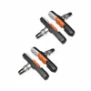 Image de Porte patin frein VTT Newton 72mm orange/gris/noir type Shimano (2 paires)
